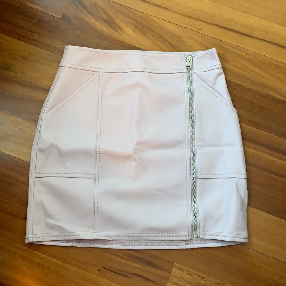 Pink zipper Express mini skirt size 00